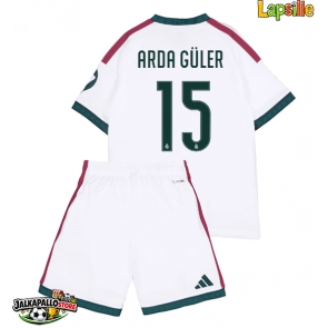Real Madrid Arda Guler #15 Kotipaita Lapsille 2026-27 Lyhythihainen (+ shortsit)
